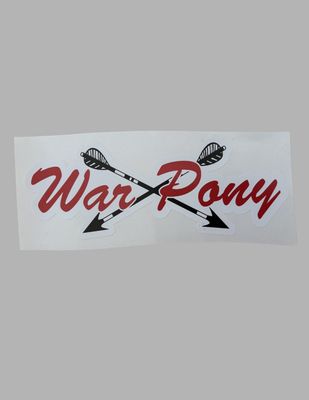 War Pony--- Arrows Sticker