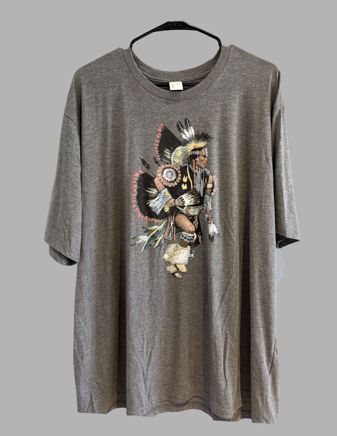 Fancy Dancer T-Shirt, Color: Gray - Medium