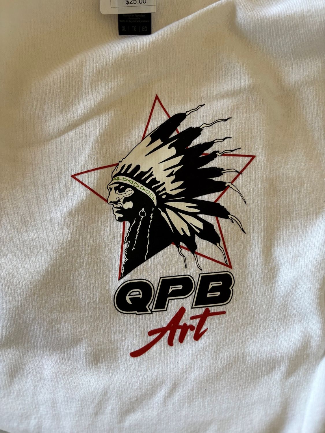 War Bonnet QPB Art Shirt, Size: Large