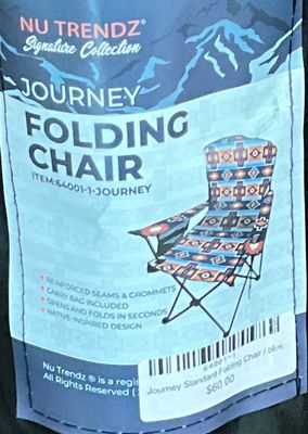 Journey Standard Folding Chair