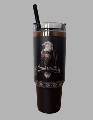 40oz StainlessSteel Travel Mug- Eagle