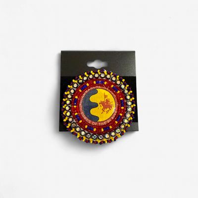 Beaded Pin CN Logo