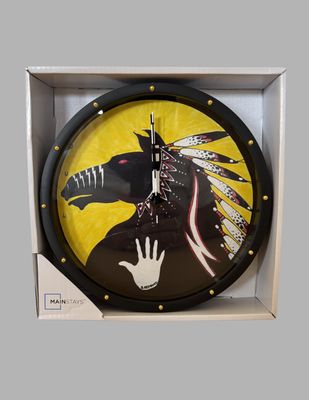 War Pony Clock - S. RedBird