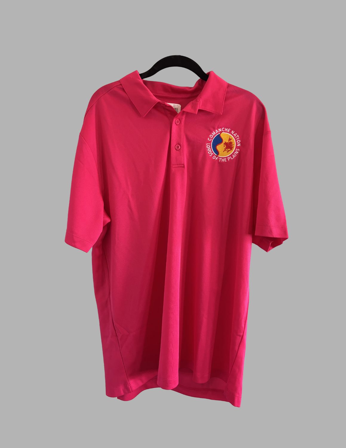 C.N. Logo Polo Pink, Size: Medium