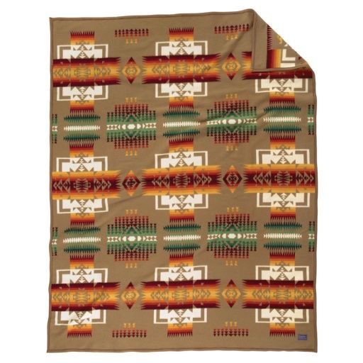 chief joseph jacquard robe, Colour: khaki