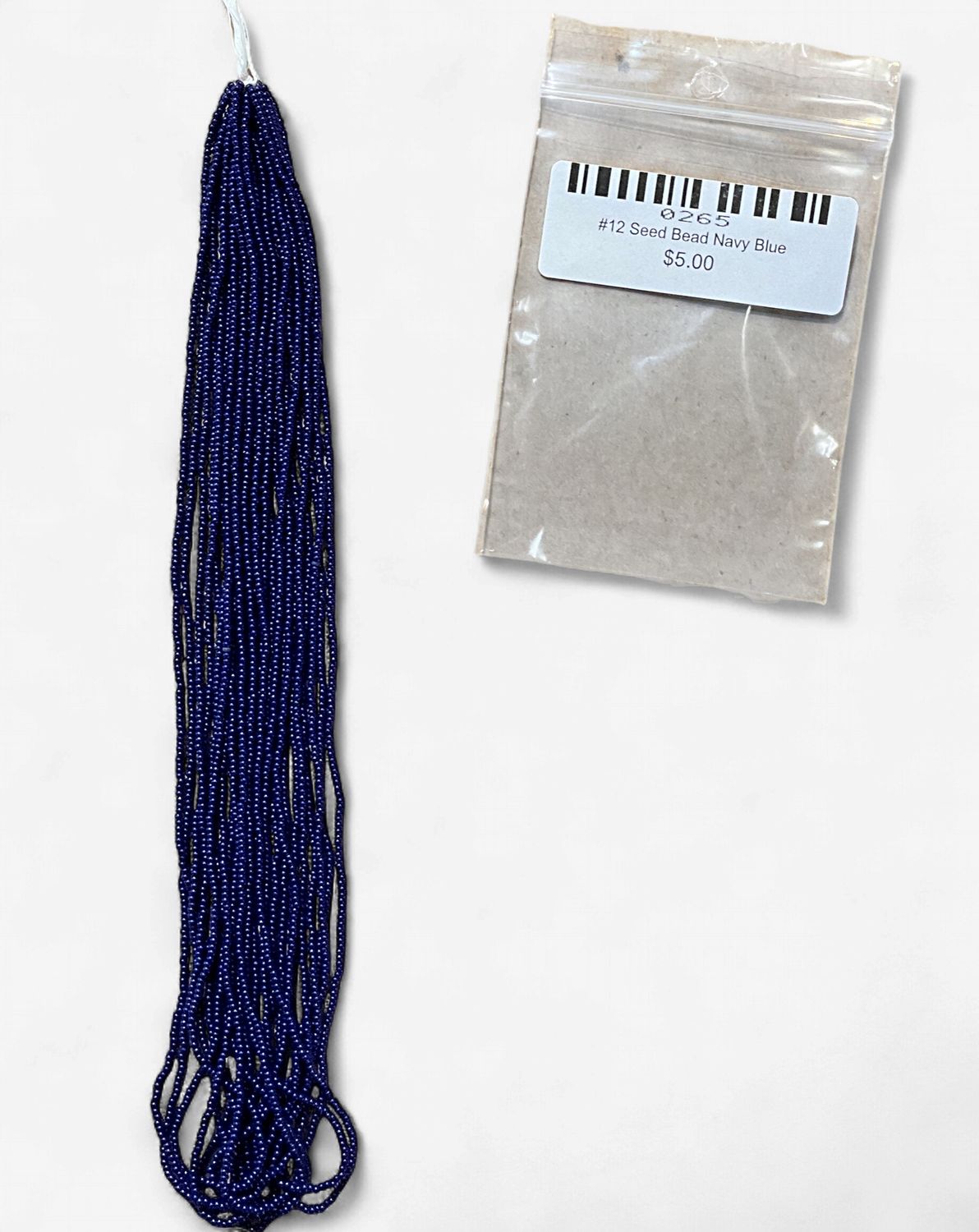 #12 Seed Bead Navy Blue