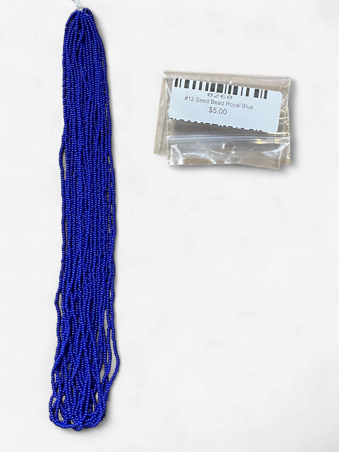 #12 Seed Bead Royal Blue