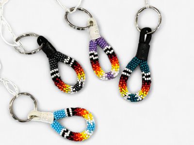 Mini Beaded Keychains