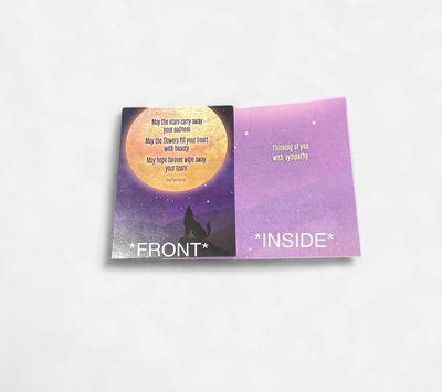 LEANIN TREEE - SYMPATHY CARDS