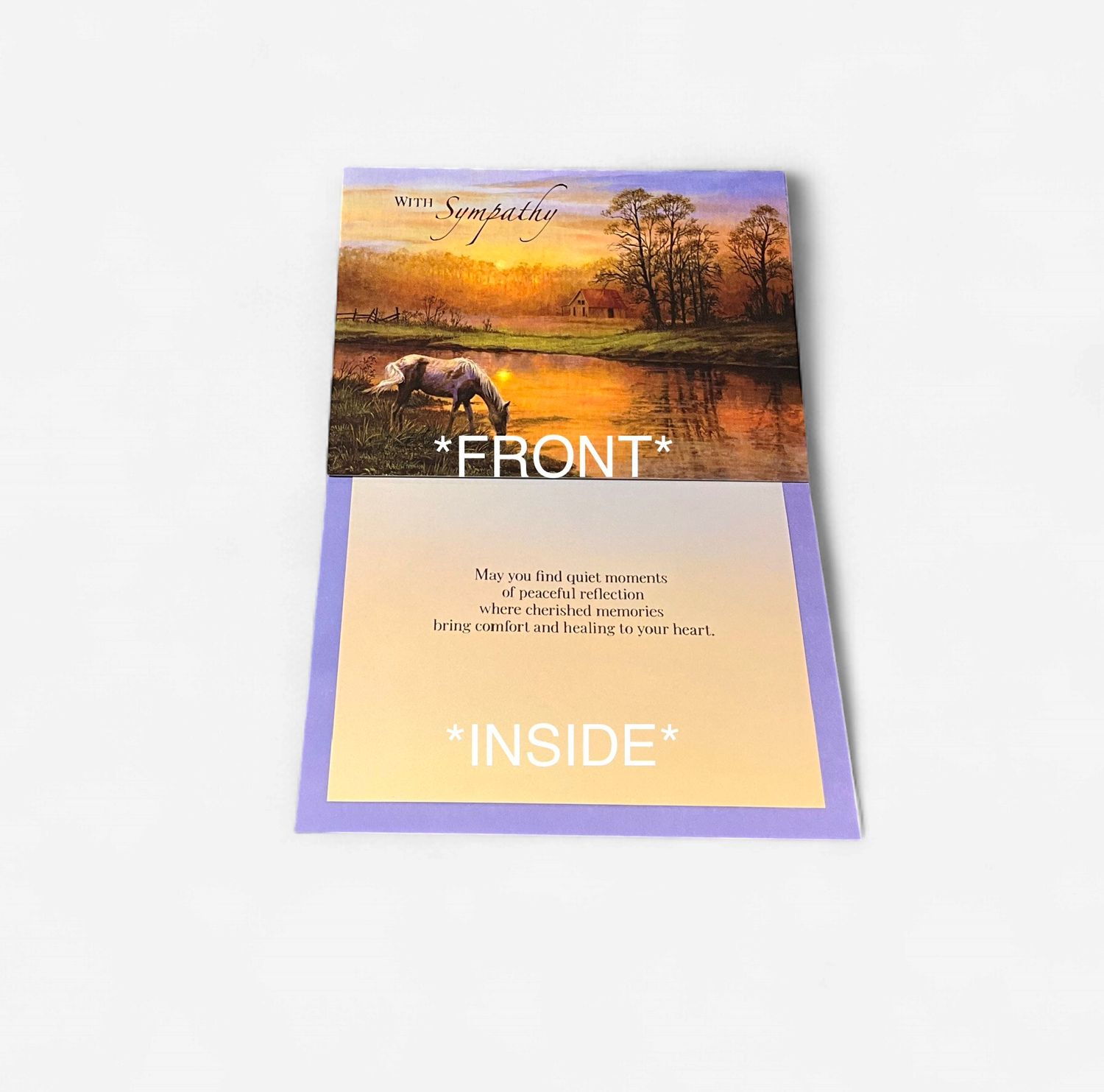 LEANIN TREEE - SYMPATHY CARDS