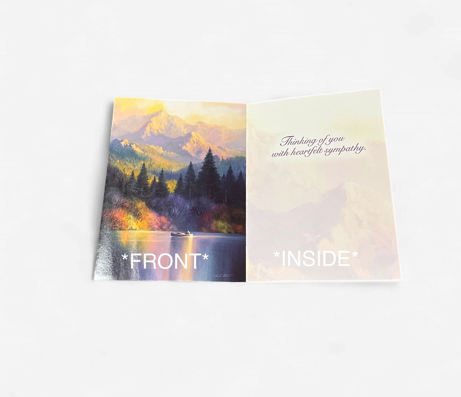 LEANIN TREEE - SYMPATHY CARDS