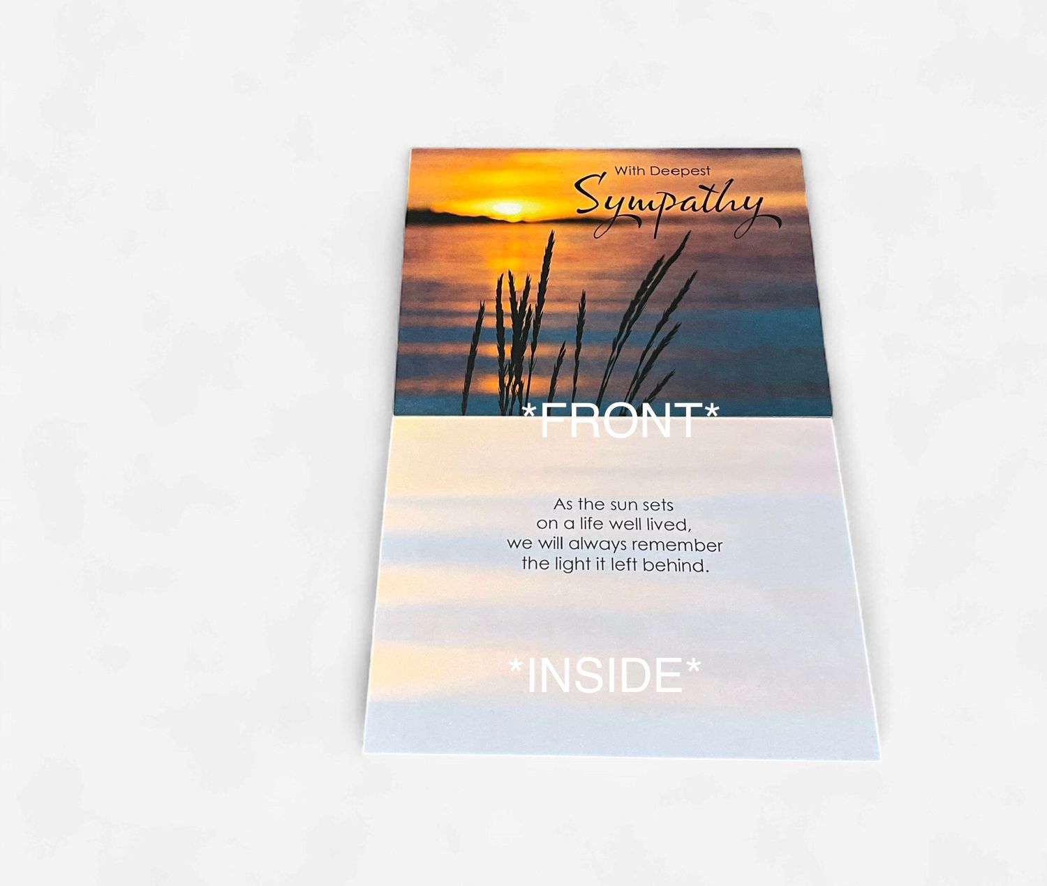 LEANIN TREEE - SYMPATHY CARDS