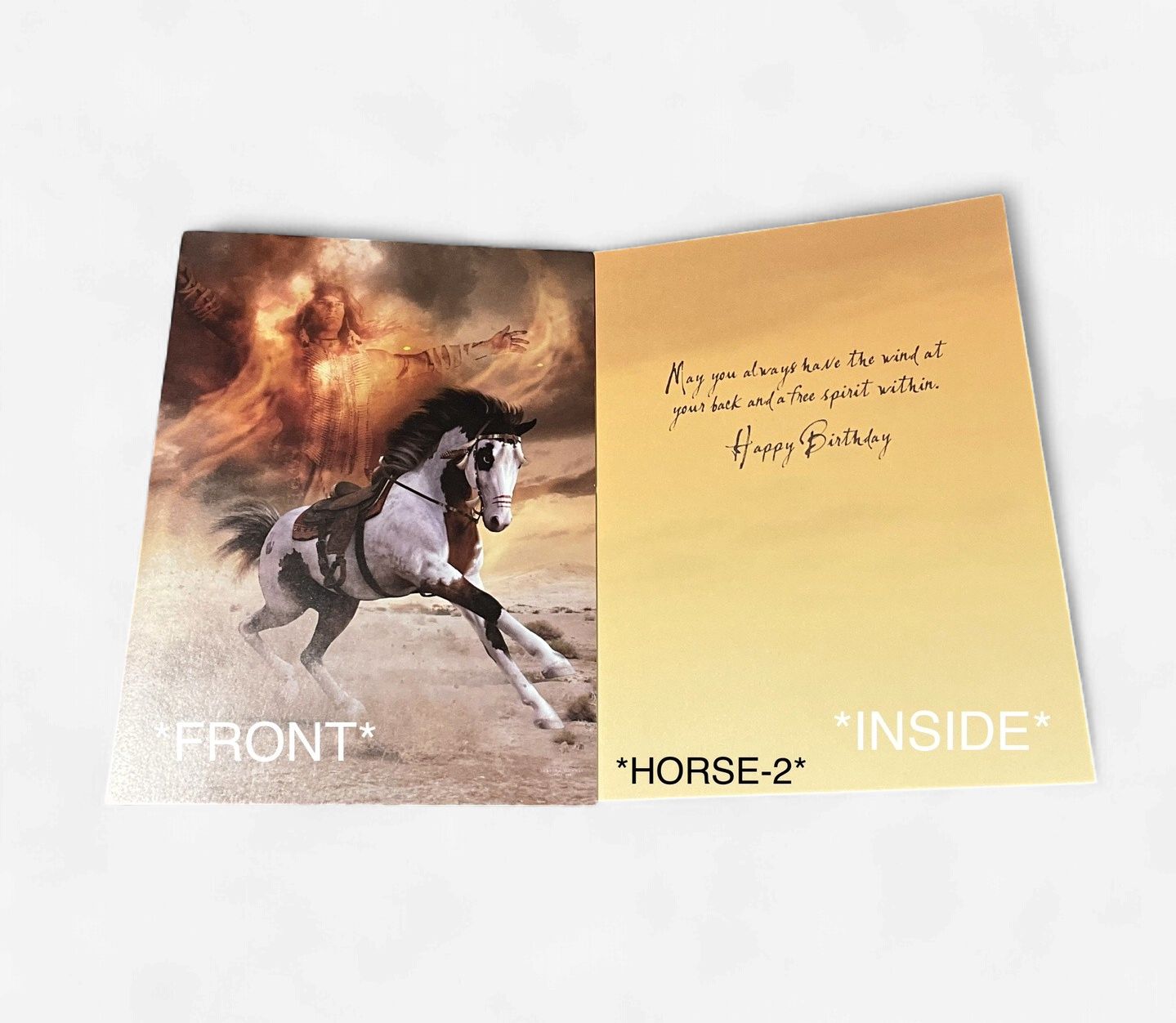 LEANIN TREE - HBD HORSES/ WOLVES/BEARS