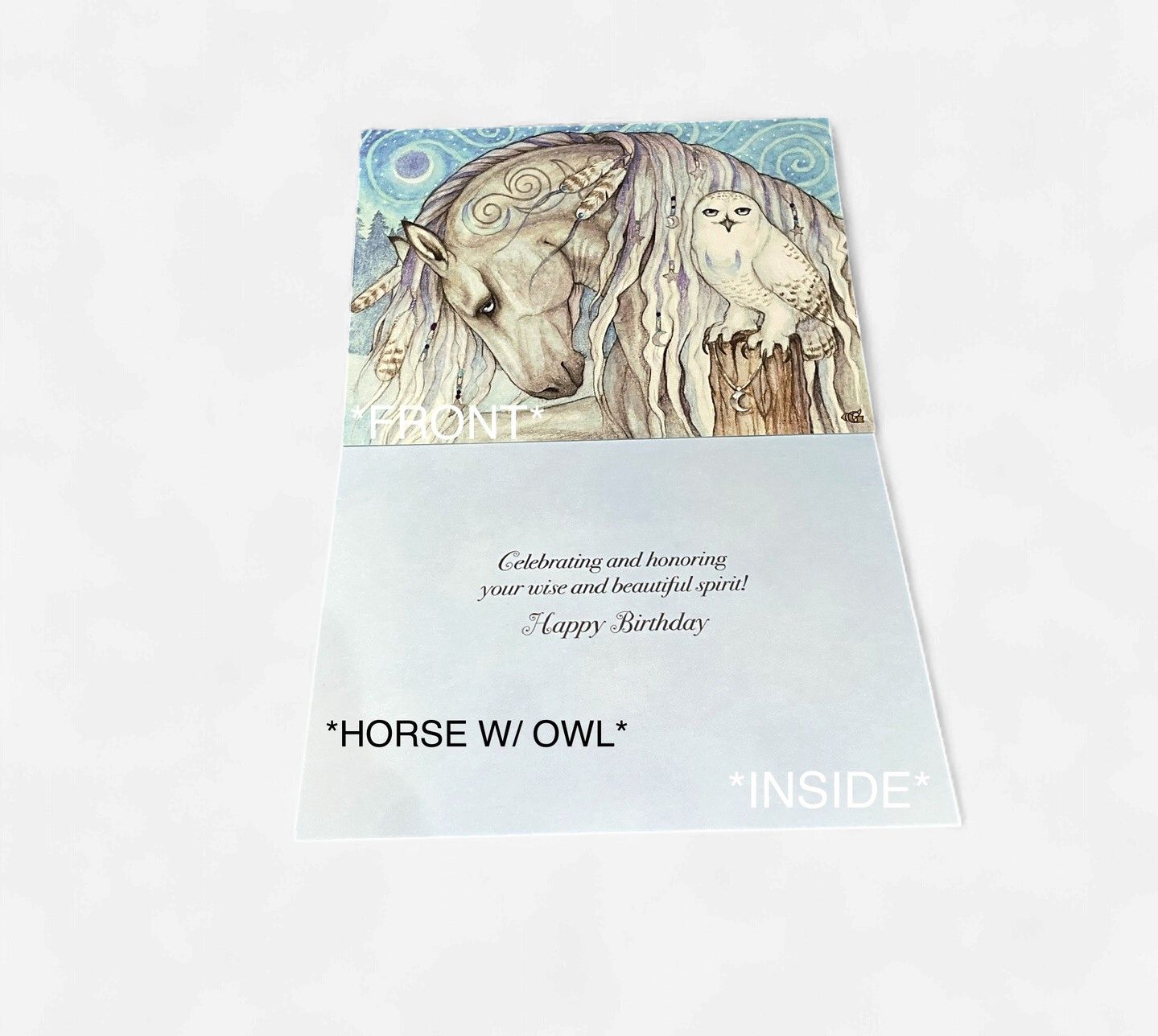 LEANIN TREE - HBD HORSES/ WOLVES/BEARS