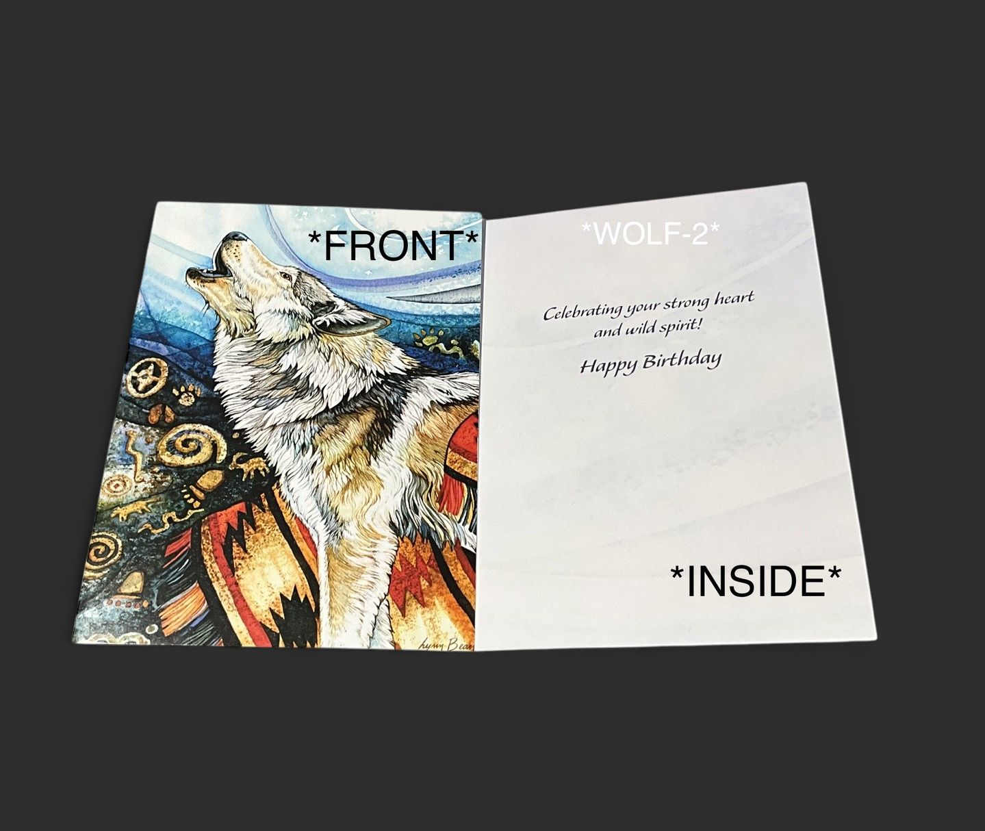 LEANIN TREE - HBD HORSES/ WOLVES/BEARS