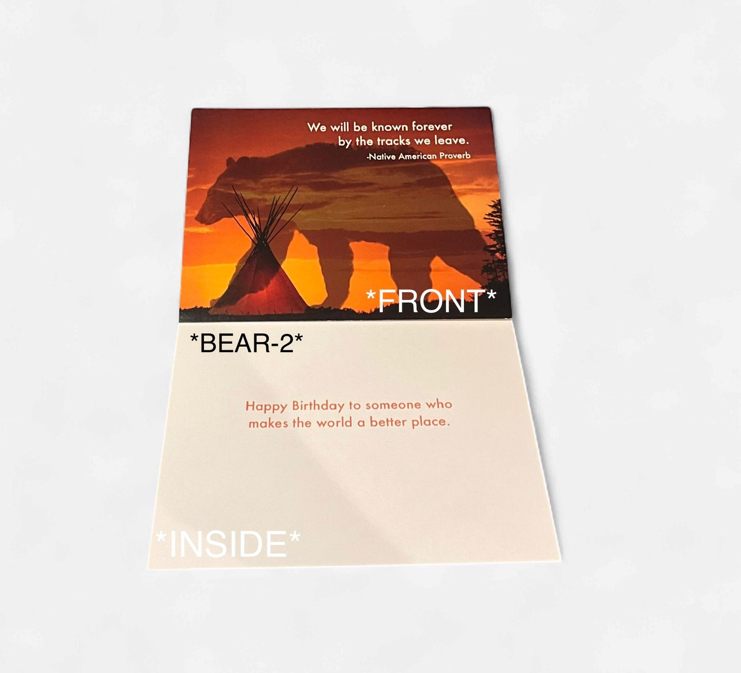 LEANIN TREE - HBD HORSES/ WOLVES/BEARS