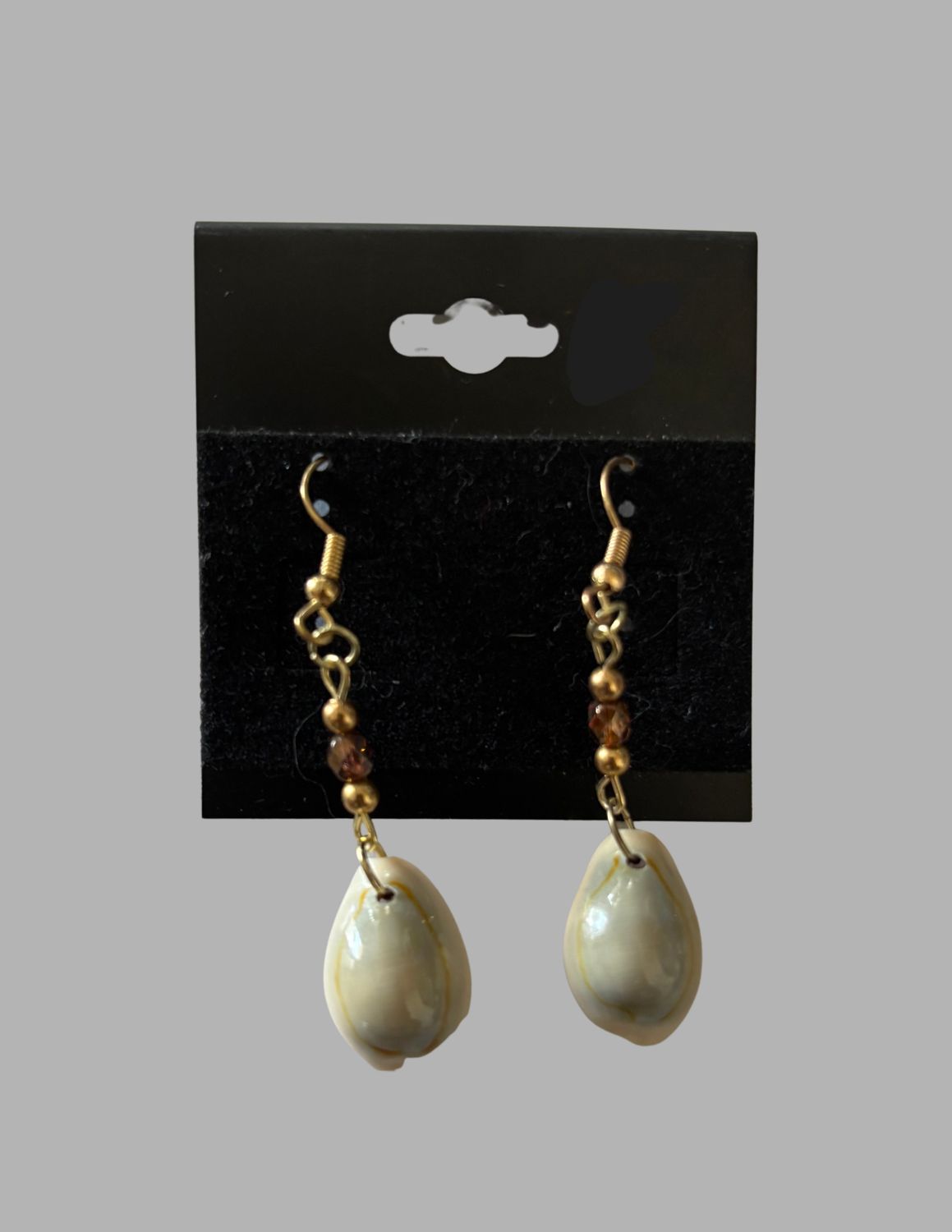 Mini Cowrie Earrings