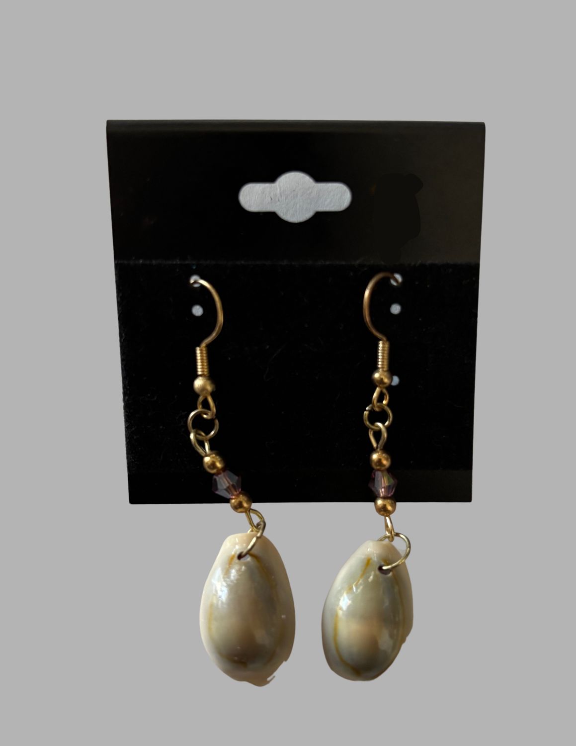 Mini Cowrie Earrings