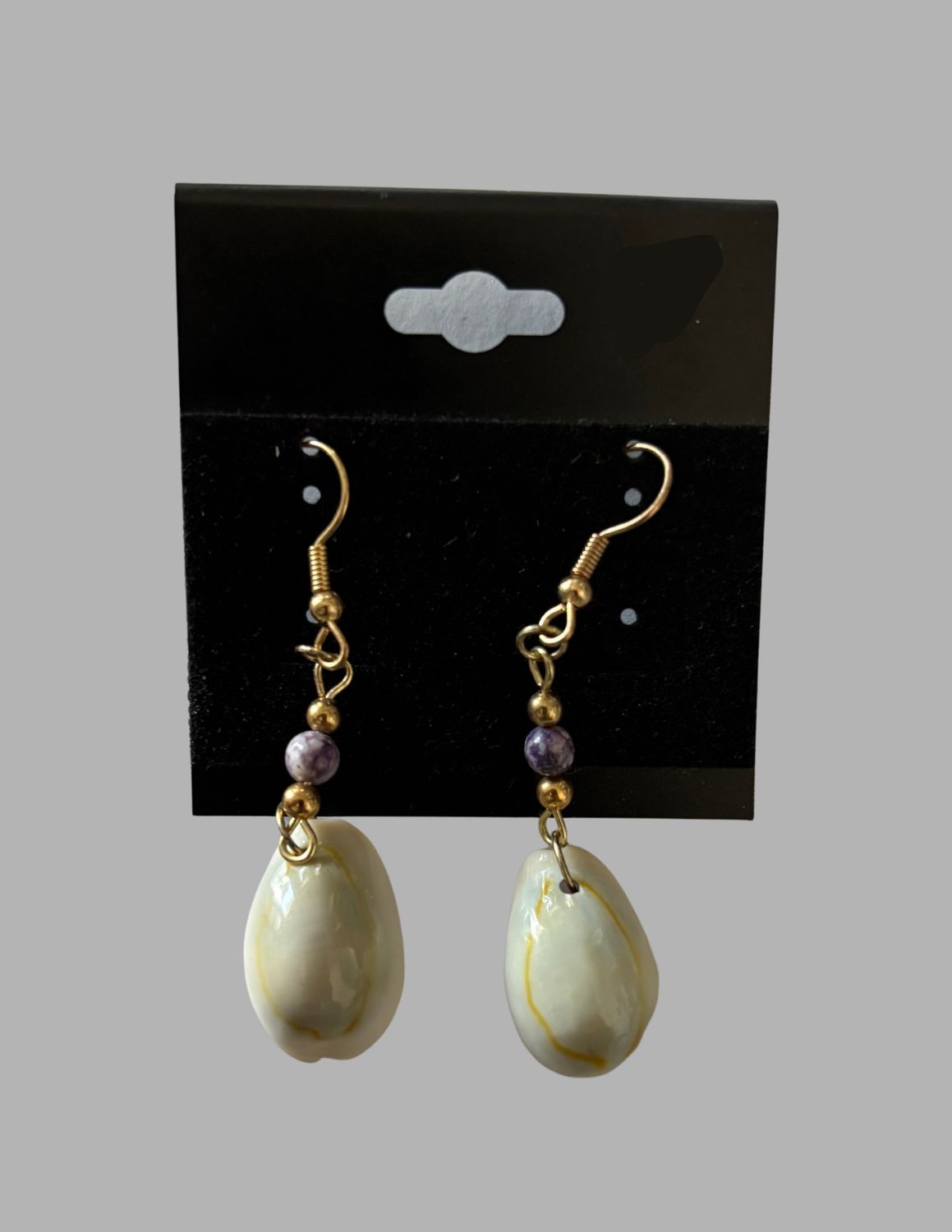 Mini Cowrie Earrings