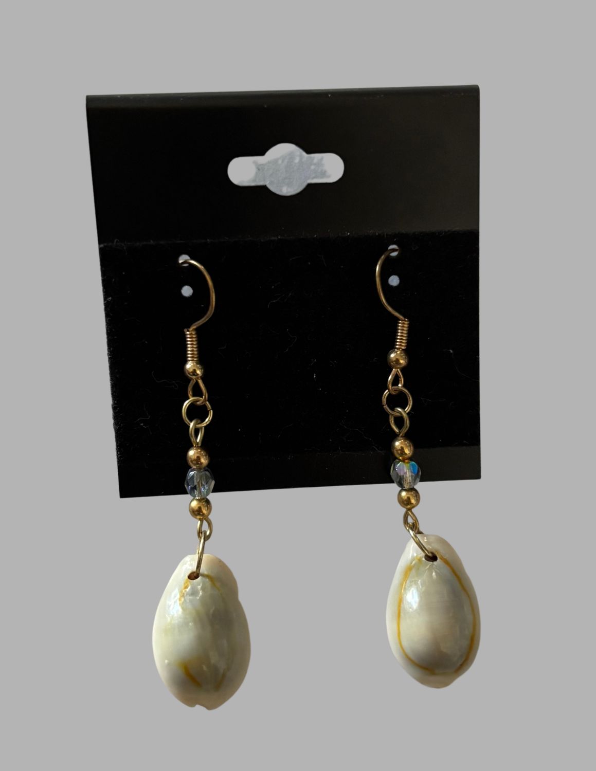 Mini Cowrie Earrings