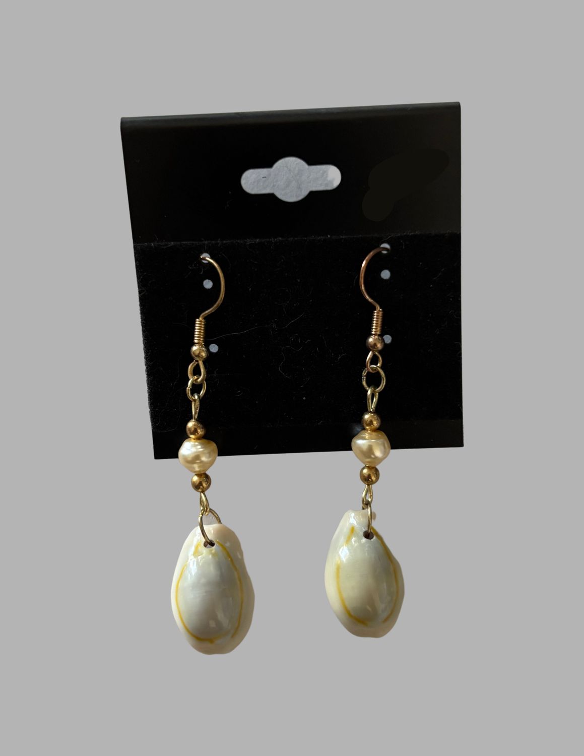 Mini Cowrie Earrings