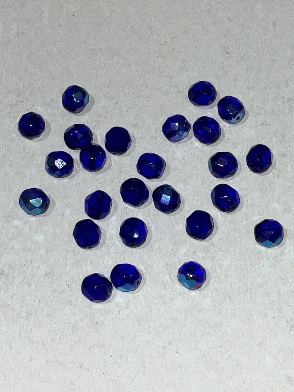 Glass Fire Polish AB- 8mm