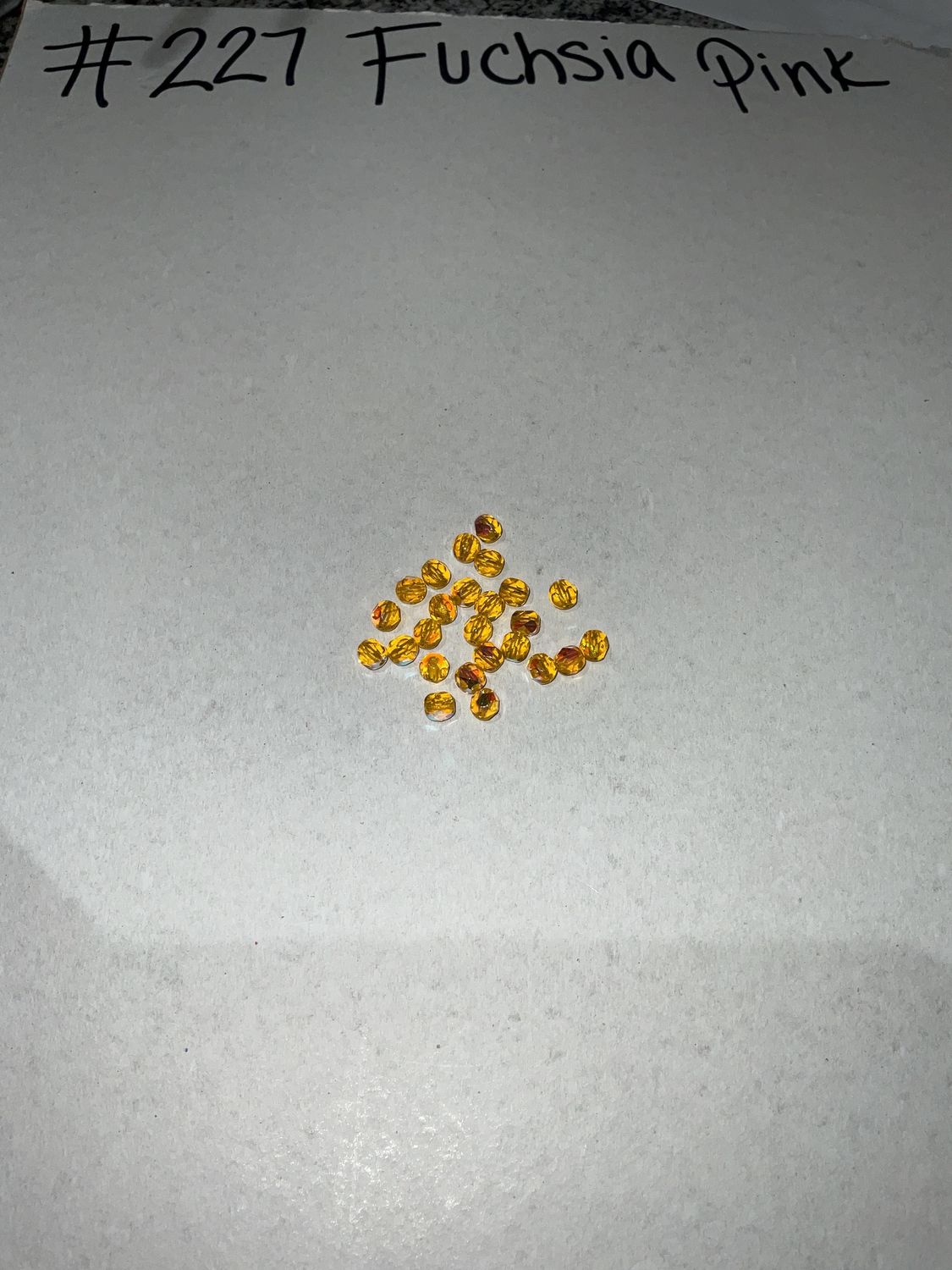 6mm Glass Fire Polish Beads AB