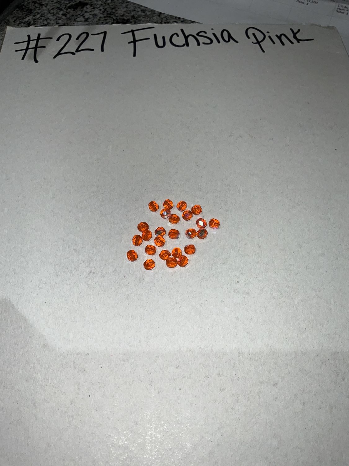 6mm Glass Fire Polish Beads AB
