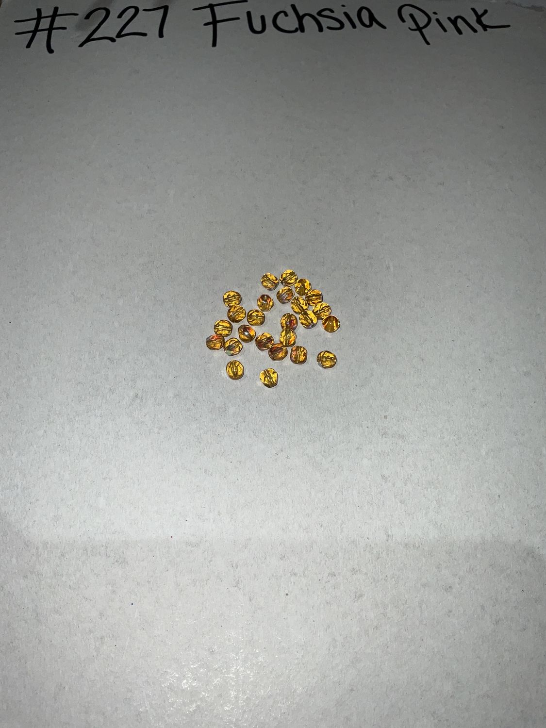 6mm Glass Fire Polish Beads AB