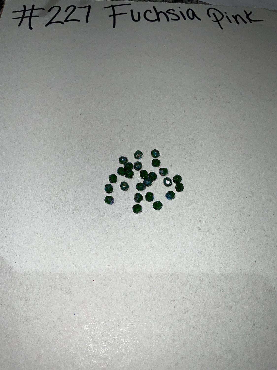 6mm Glass Fire Polish Beads AB