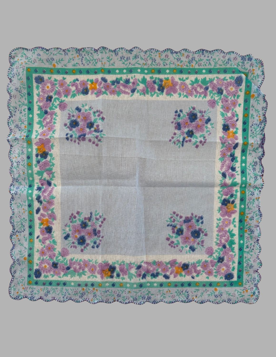 Floral Handkerchief