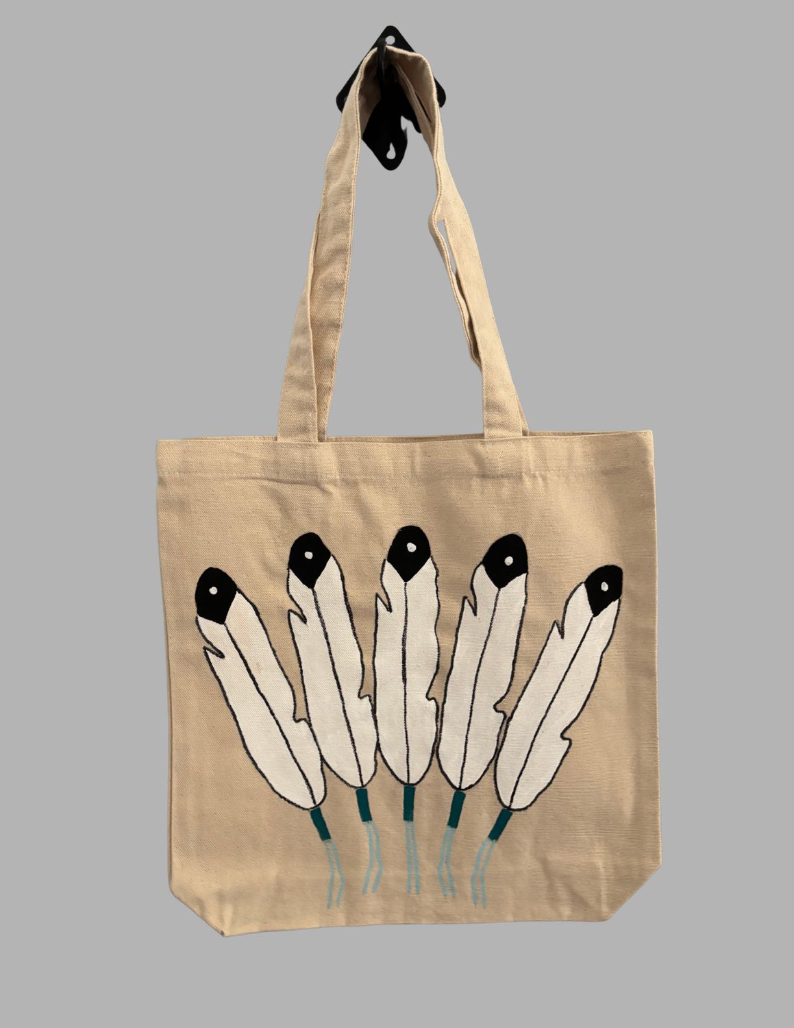 Comanche Style Art Tote, Style: Feathers