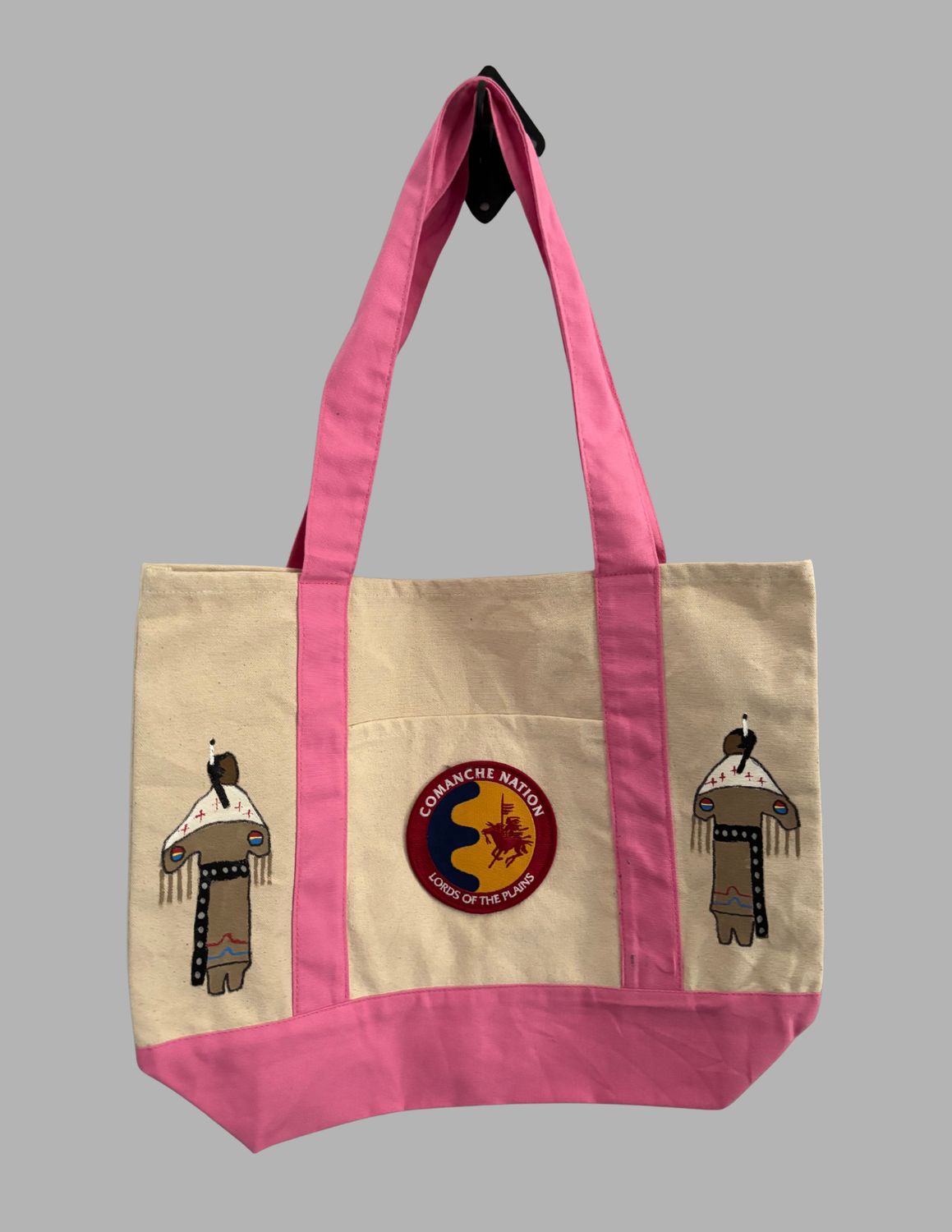 Comanche Style Art Large Tote, Style: Comanche Logo