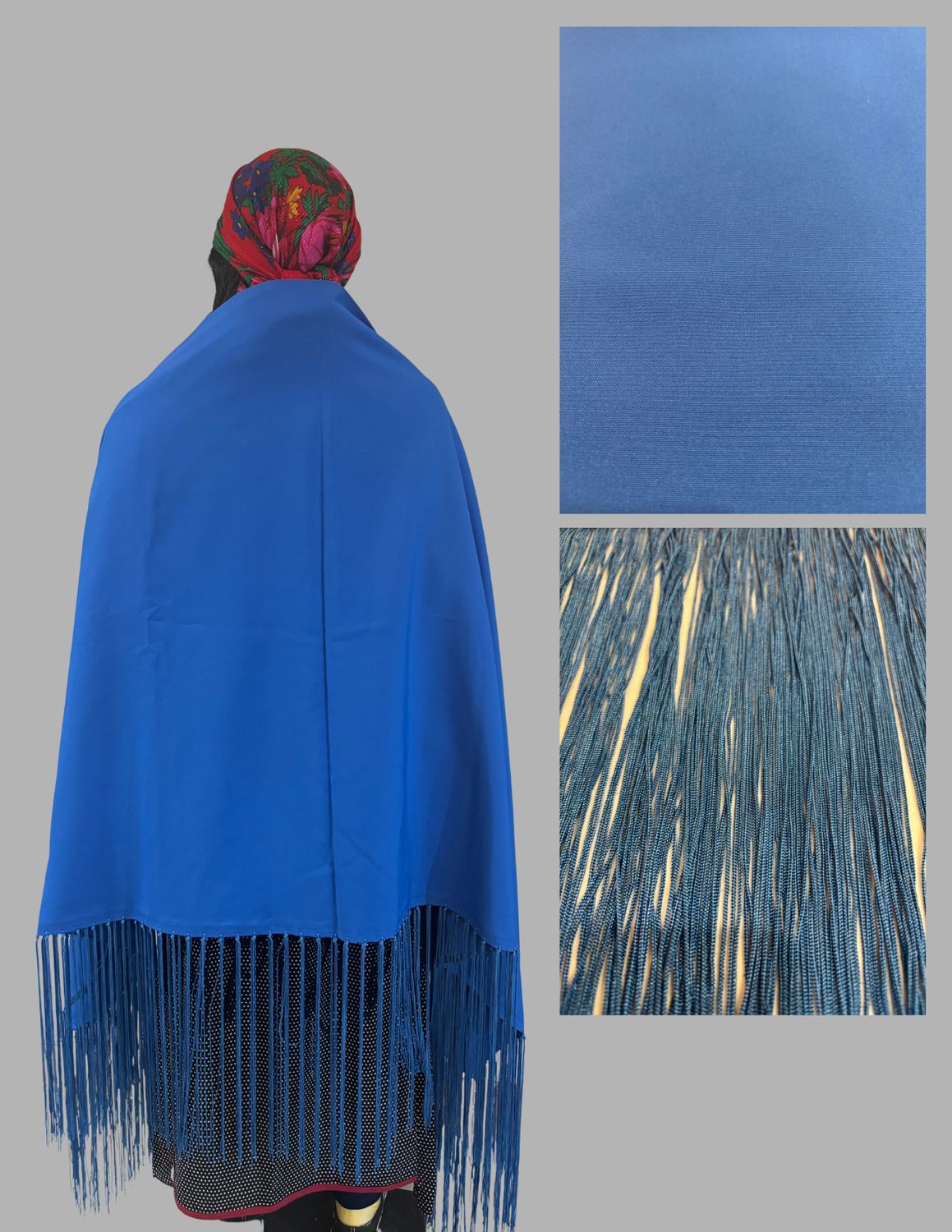Shawls, Color: Blue (Extended Size)*