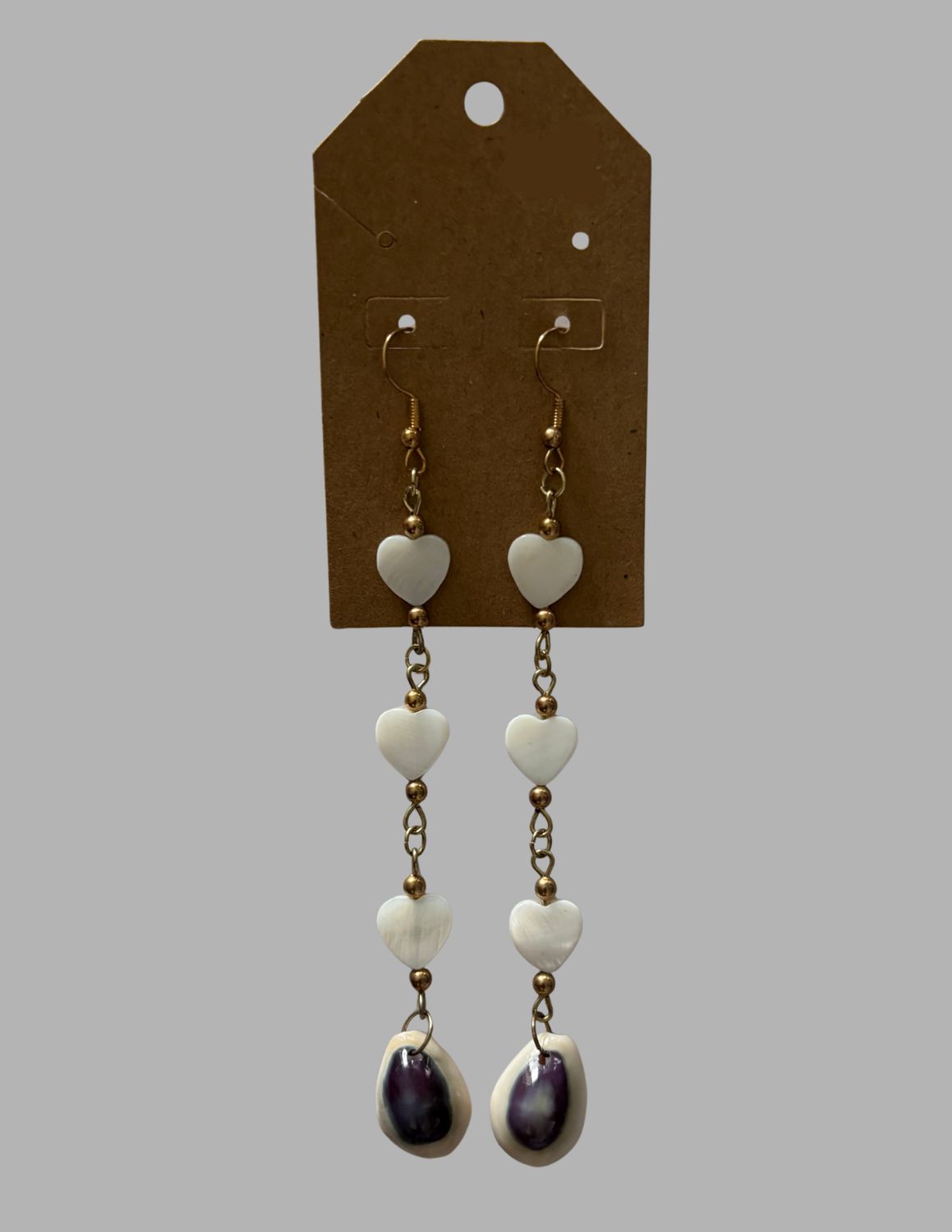 Medium Sized Cowrie Earrings