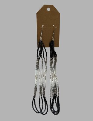 Medium Sized Beaded Earrings