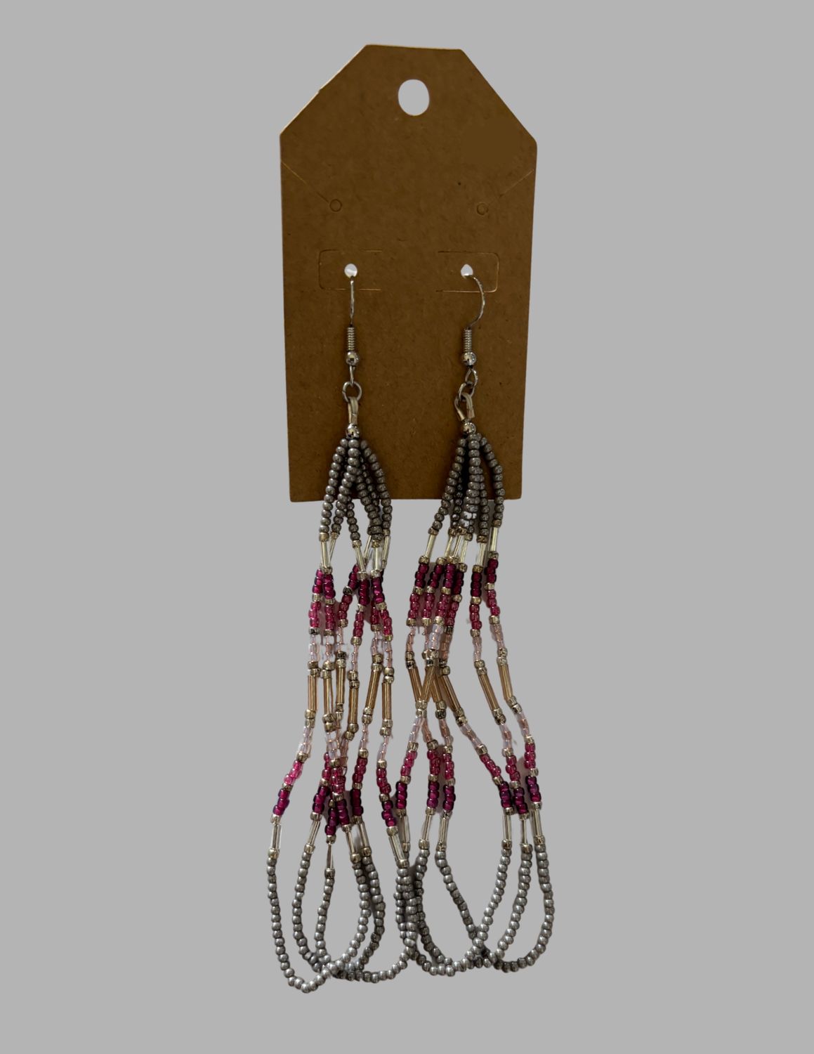 Medium Sized Beaded Earrings