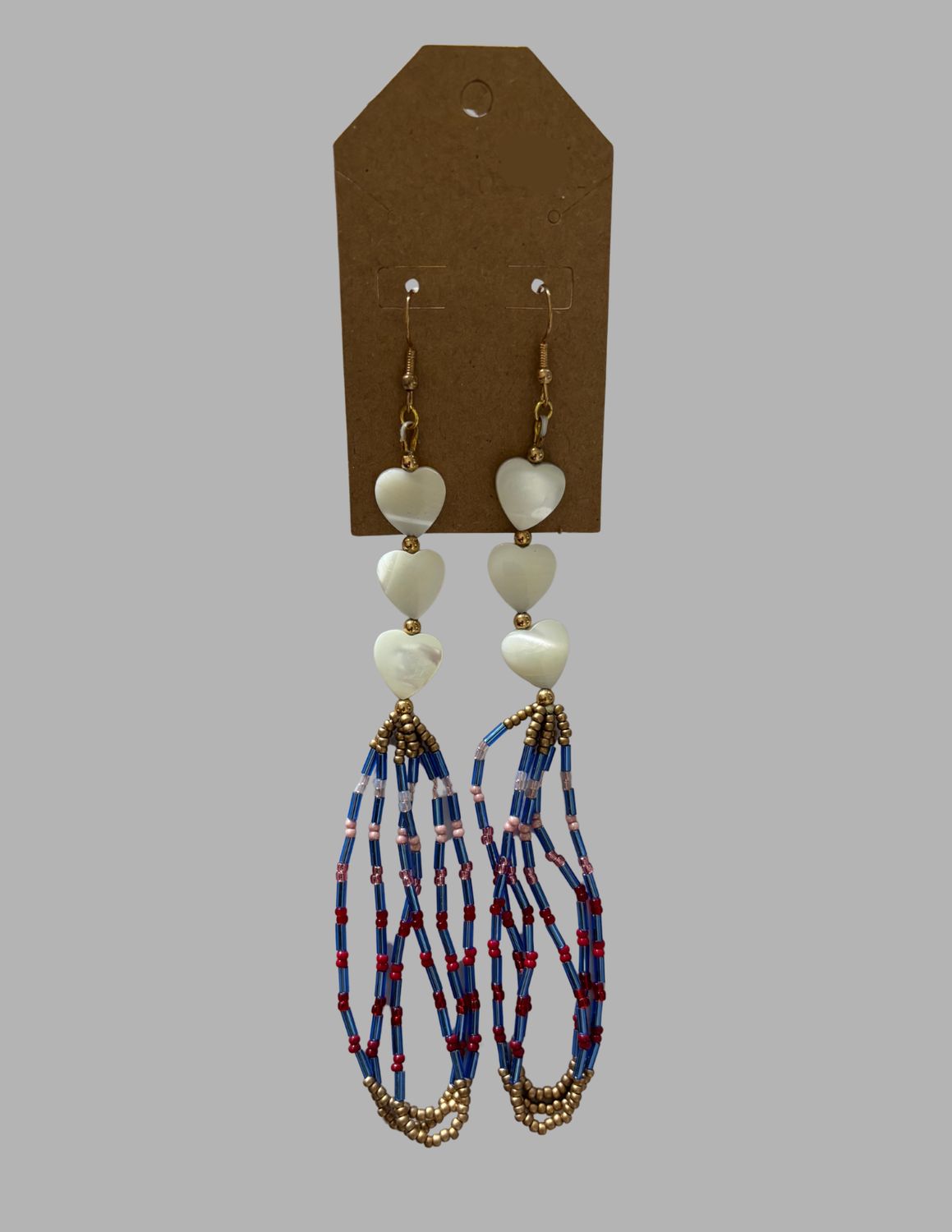 Medium Sized Beaded Earrings