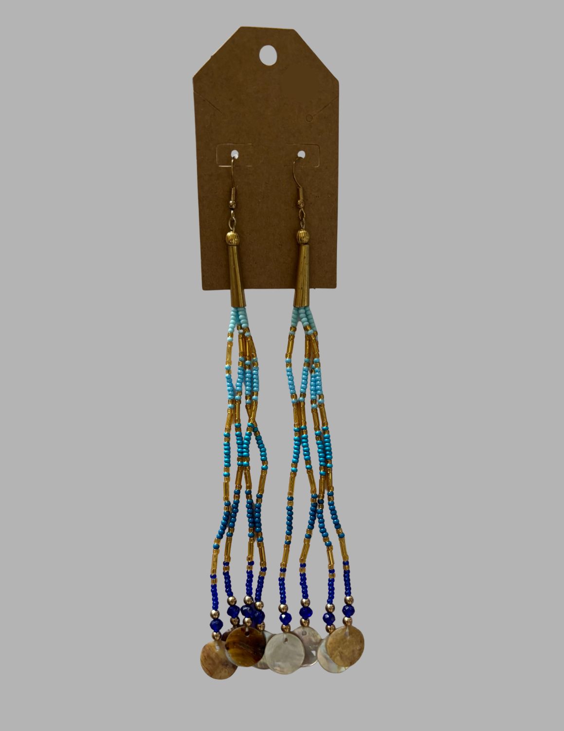 Medium Sized Beaded Earrings