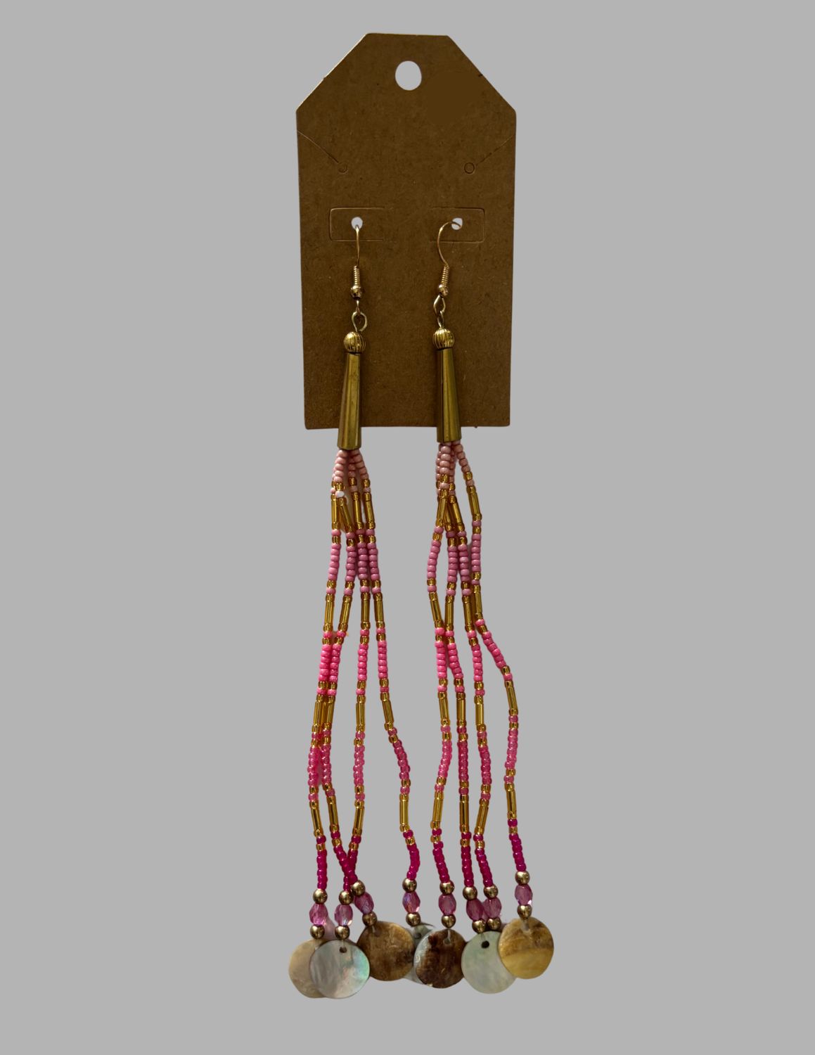 Medium Sized Beaded Earrings