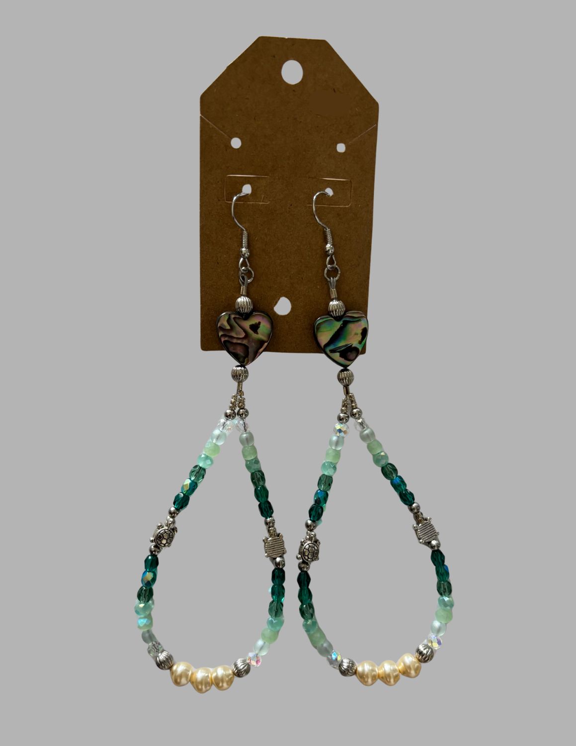 Beaded Hoop Earrings