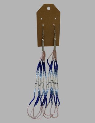 Long Beaded Earrings