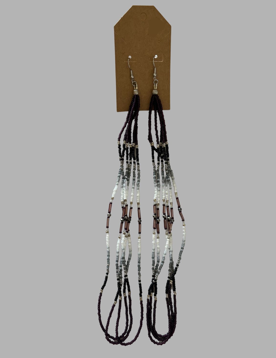Long Beaded Earrings