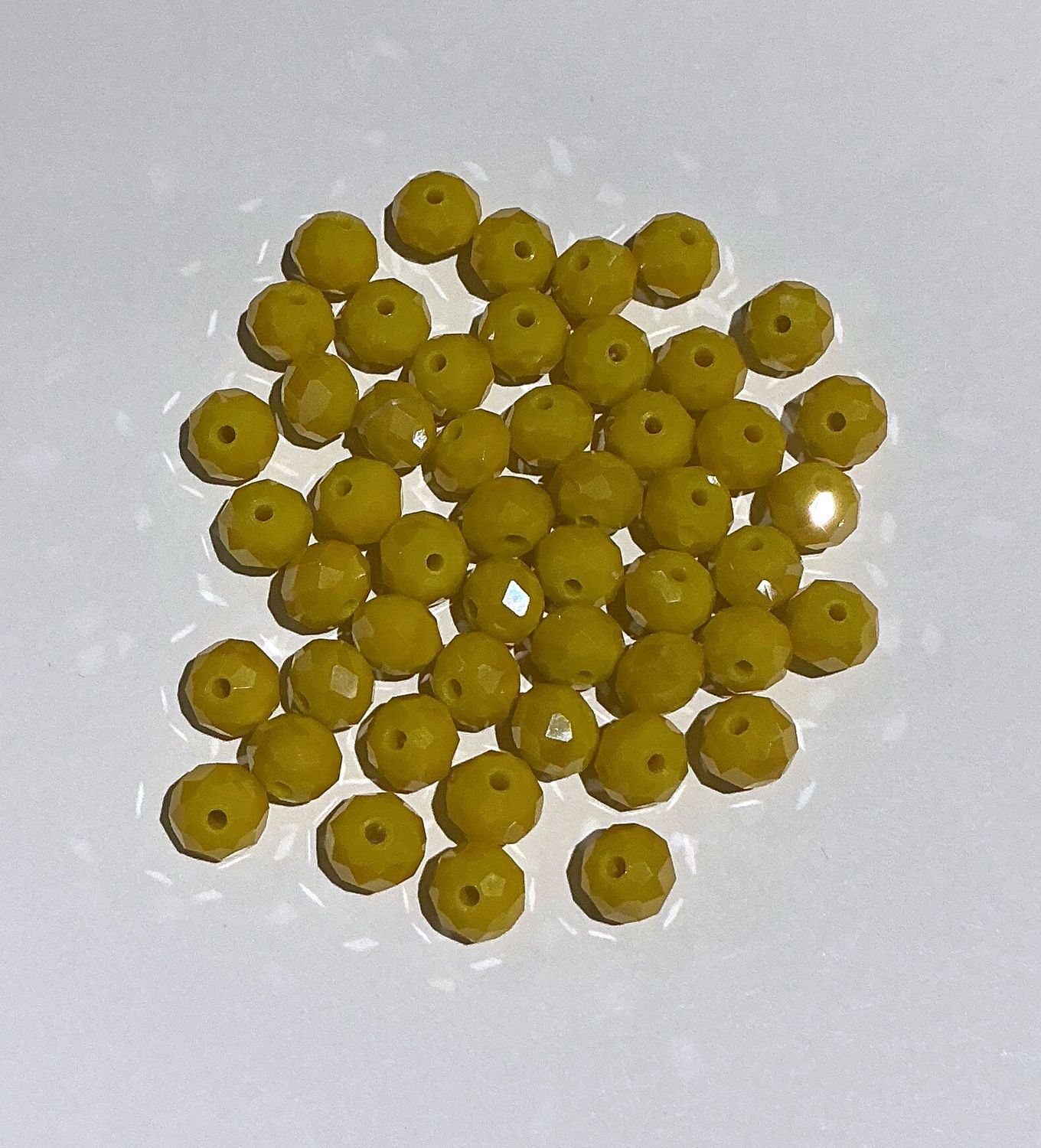 Solid Acrylic Beads 8mm - 50 pc