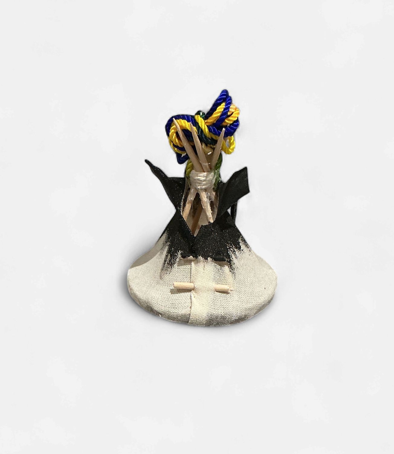 Mini Hand Painted Tipi, Color: White