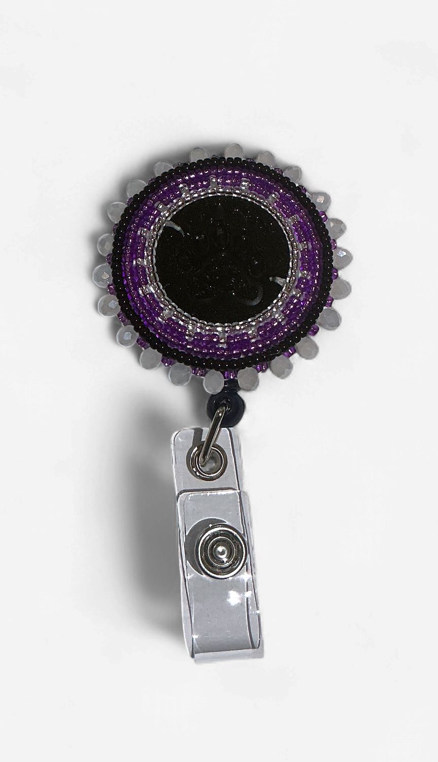 Beaded Badge Reel