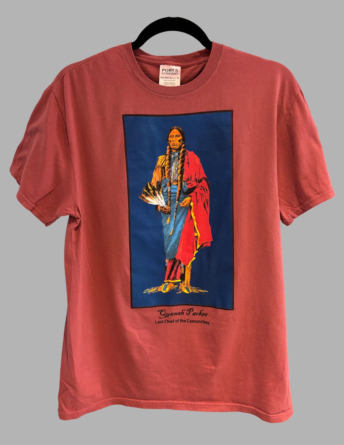 Quanah Parker - Red Shirt, Size: Small