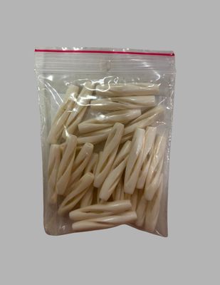 Fluted Bone Hairpipe