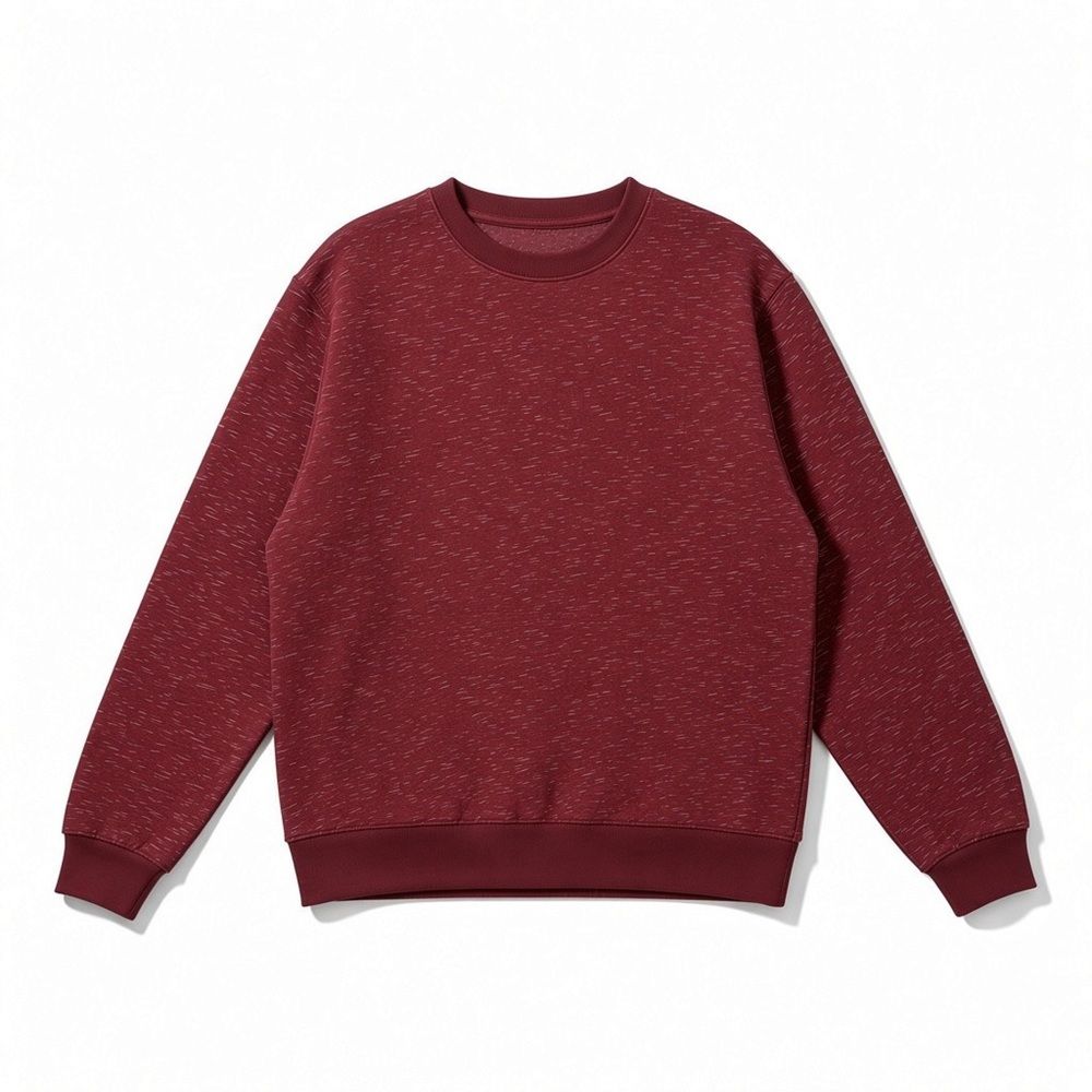 Chandail adapté homme hiver style ouaté rouge