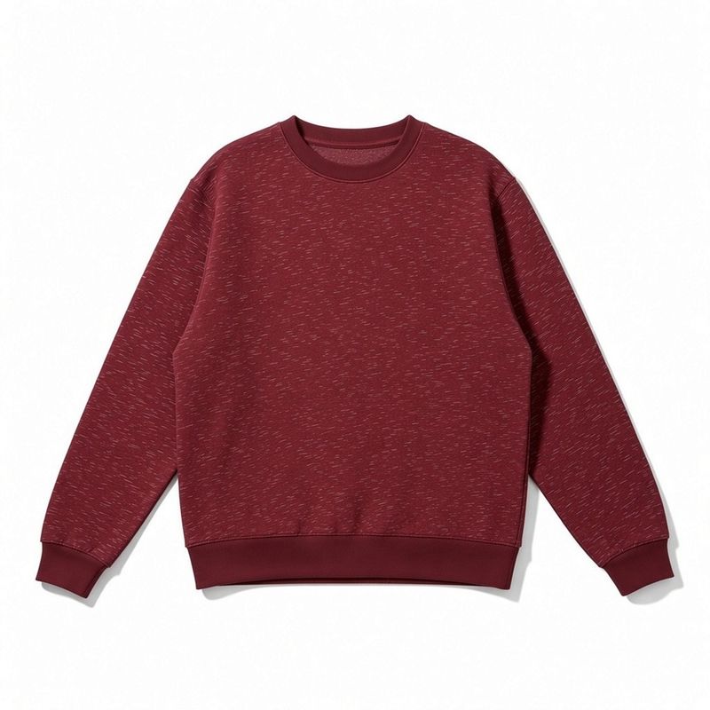Chandail adapté homme hiver style ouaté rouge